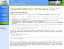 Tablet Screenshot of imunosantana.com